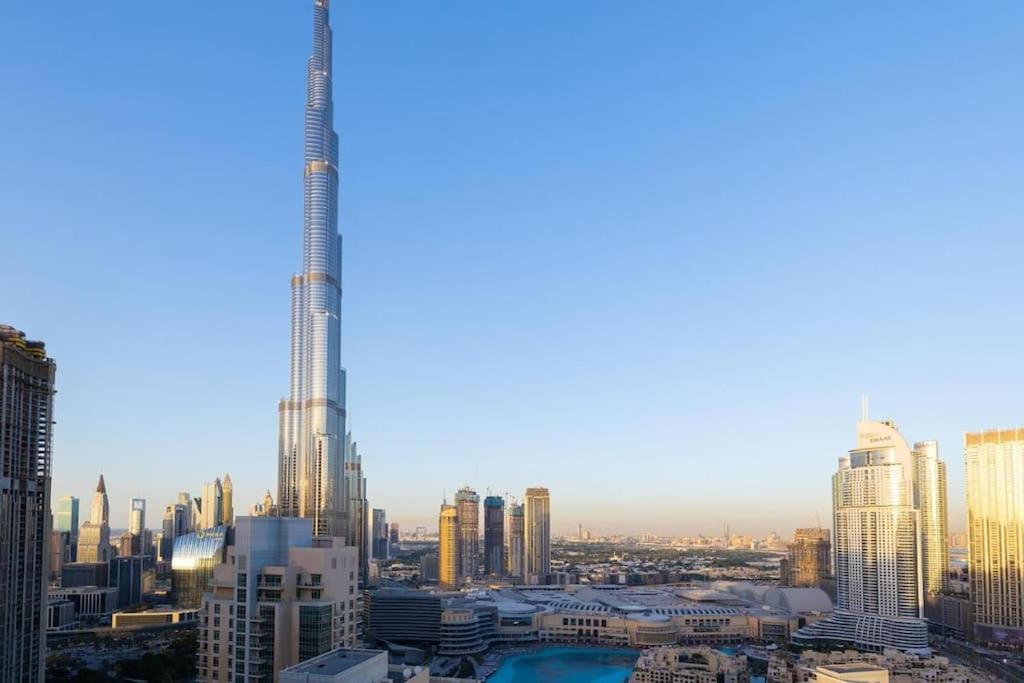 דירות Luxury Burj Khalifa View - Mins Walking Dubai Mall מראה חיצוני תמונה